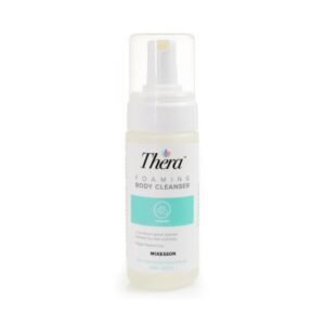 Thera Rinse-Free Foaming Body Wash, Fresh Scent, 5oz Pump Bottle, Case of 12
