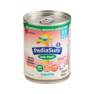 PediaSure 1.5 Cal with Fiber, Vanilla, 8 oz. Can, Case of 24