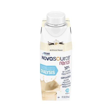 Novasource Renal 8 oz. Tube Feeding Formula, Vanilla, Case of 24