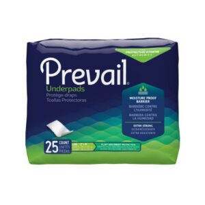 Prevail Total Care Adult Underpad, Large, Light Absorbency, Case of 150