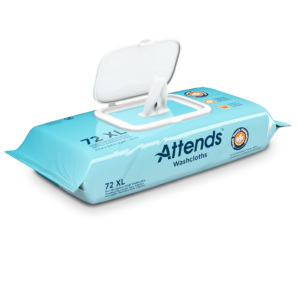 Attends Personal Wipes, Scented, Soft Pack with Reclosable Lid, Case of 864