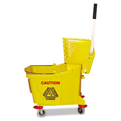 Magnolia Brush 35 qt Mop Bucket with Wringer Combo, Yellow