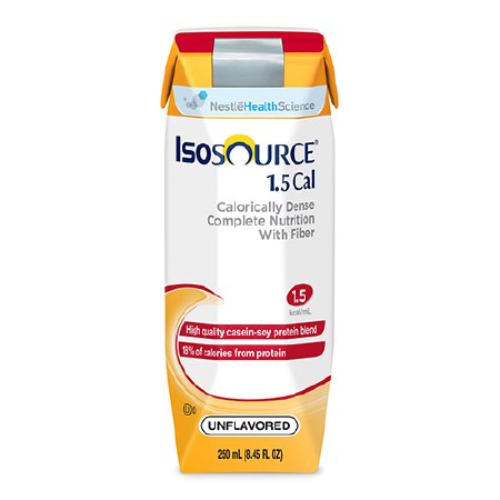 Isosource 1.5 Cal Tube Feeding Formula, 8.45 oz. Carton, Case of 24