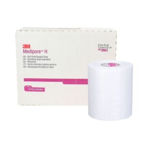 3M Medipore H Cloth Medical Tape, 3 Inch X 10 Yard, Case of 12