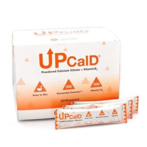 UpCal D Calcium Supplement Powder, Unflavored, 5 Gram Packets, Box of 80