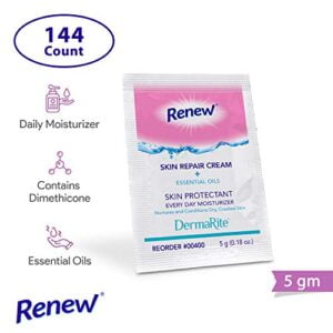 Renew Skin Repair, Skin Protectant Cream, Scented, 5 Gram Individual Packets, Box of 144