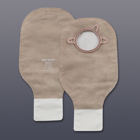 New Image 12" Colostomy Pouch with 2-1/4" Flange Box of 10