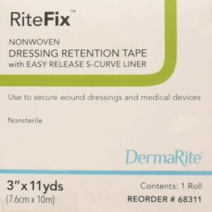 RiteFix Retention Dressing Tape, 3" x 11yds, NonSterile