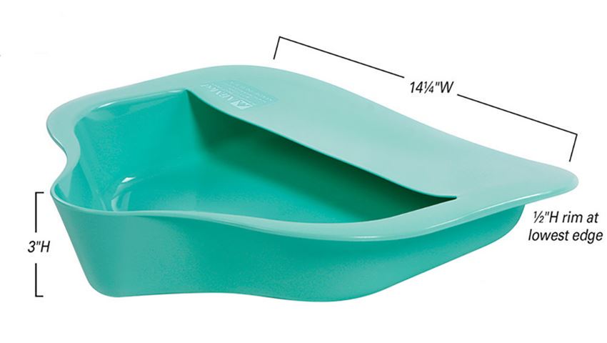 AliMed Bariatric Bedpan w/Anti-Splash – HomeSupply