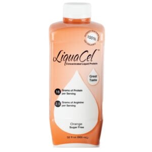 LiquaCel Liquid Protein Supplement, Orange Flavor, 32 oz. Ready to Use Bottle