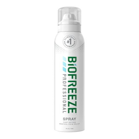 Biofreeze Professional 360 Topical Pain Relief Spray, 10.5% Strength, 4 oz Biofreeze Professional 360 Topical Pain Relief Spray, 10.5% Strength, 4 oz. Spray Bottle, Box of 12