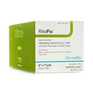 RiteFix Retention Dressing Tape, 6" x 11yds, Nonwoven Fabric