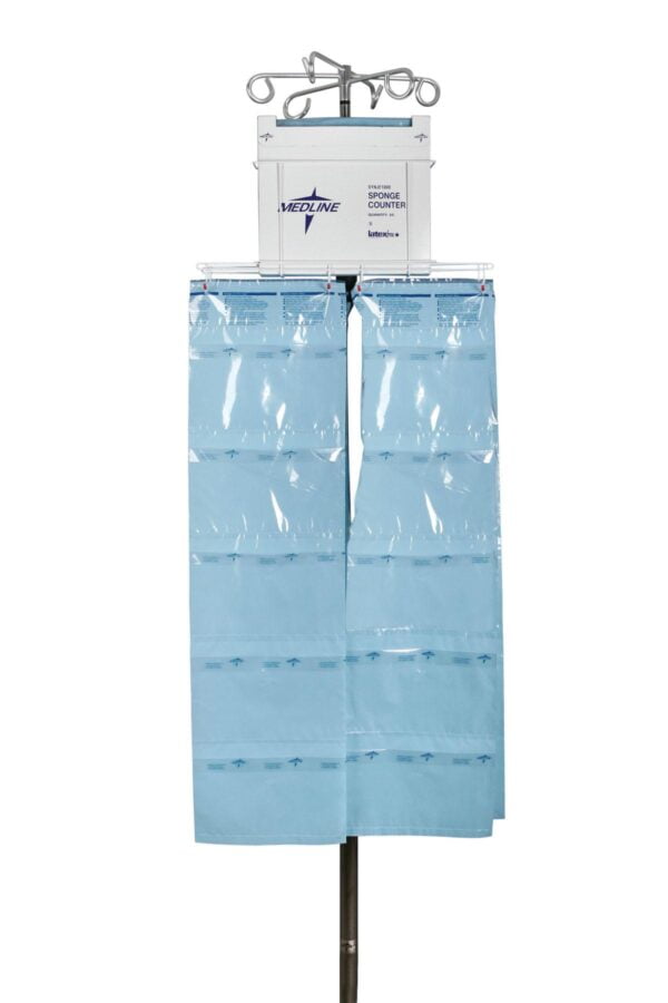 Surgical Sponge Counter Bag,Blue Case of 250