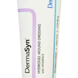 DermaSyn Hydrogel Dressing Gel by DermaRite Industries, 3oz Tube, Case of 24