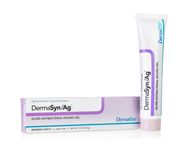 DermaSyn/Ag Silver Wound Gel by DermaRite Industries, 1.5oz Tube