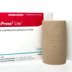 FlexPress2 Lite, 2 Layer Compression Bandage System, Standard Compression Tape