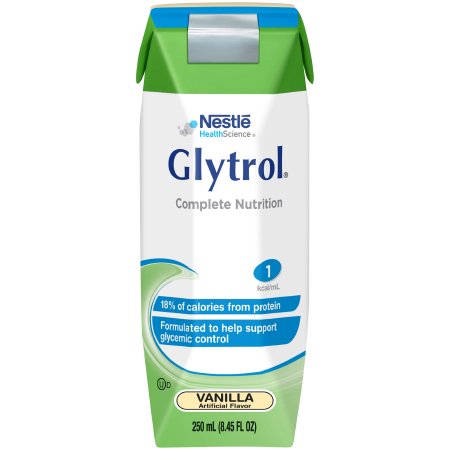 Glytrol Vanilla Tube Feeding Formula, 8.45oz Carton, Case of 24