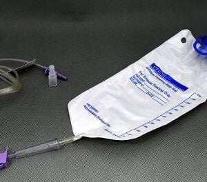 AmSure Enteral Gravity Bag Set by Amsino International, 1200mL, Case of 30, ENF1203K