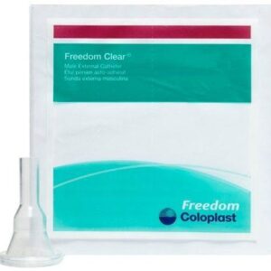 Freedom Clear Self-Adhesive Male Catheter, 23mm (Small), Standard Length