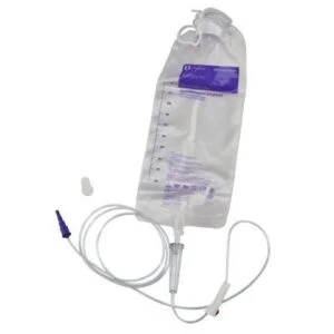 Kangaroo 1000 mL Gravity Feeding Bag Set with Ice-Pouch and Graduated Bag