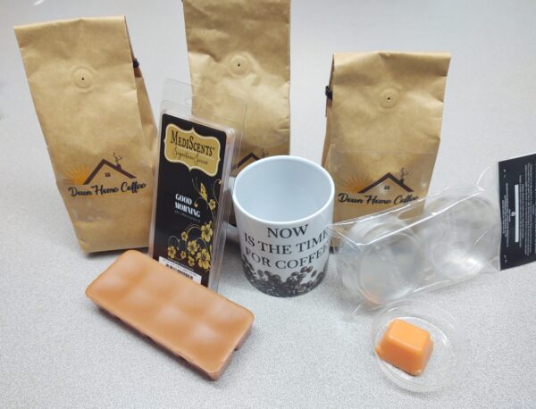 Perfect Gift for the Coffee Drinker - Includes Coffees, Mug, Coffee Scent Wax Melts, and Warmer Liner
