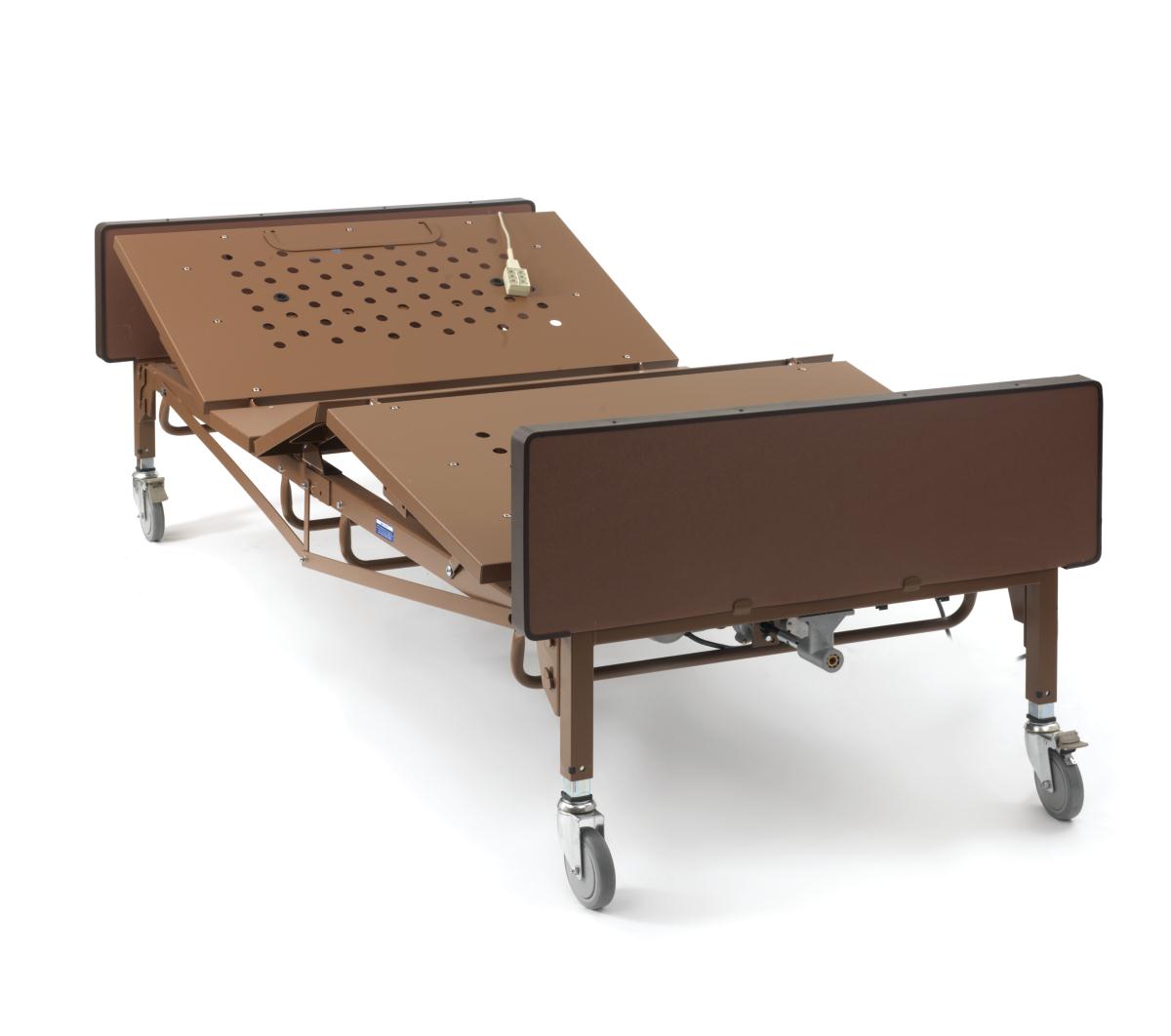 Medline Full Electric Bariatric Homecare Hospital Bed with 18"-26.5" Height Range