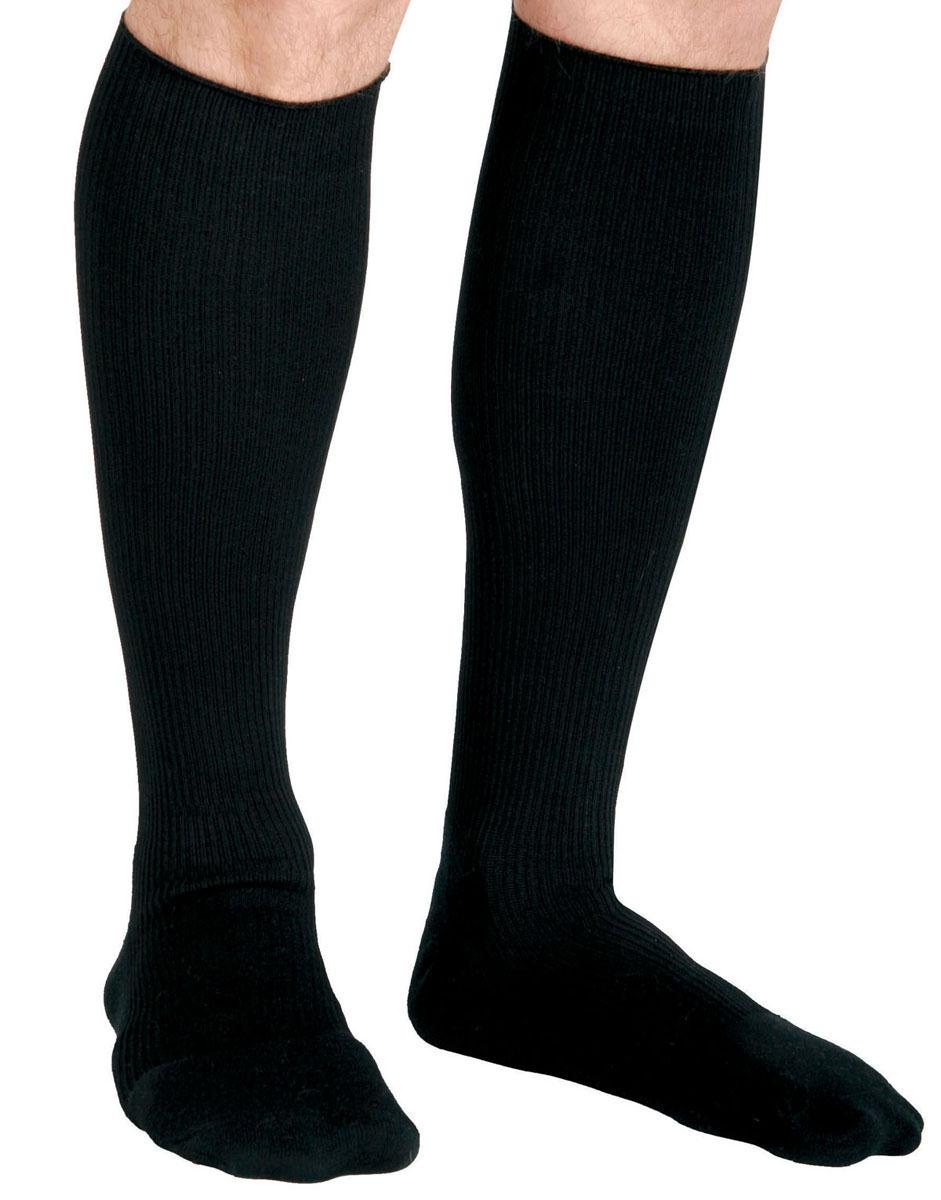 CURAD Compression Dress Socks,Black,Medium