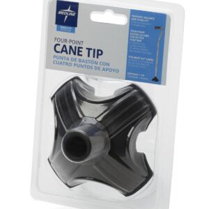 Cane Replacement Tips,Black Case of 4