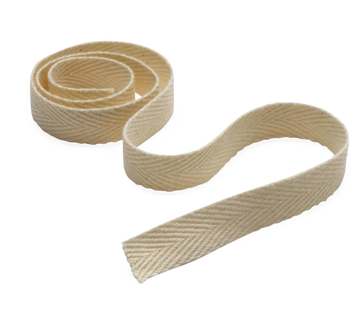 Unbleached Twill Tapes,Unbleached 1 Roll