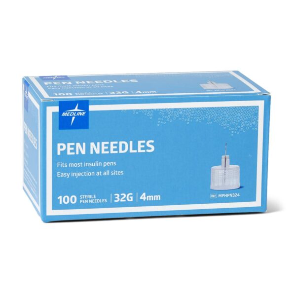 Medline Pen Needles, Box of 100