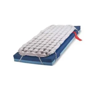 Aeroflow II Mattress Overlays with Straps and Pump,Blue Box of 1