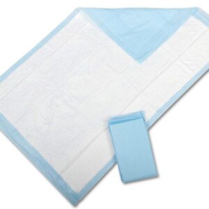 Disposable Fluff Underpads, Blue, 30"x 30", Case of 90