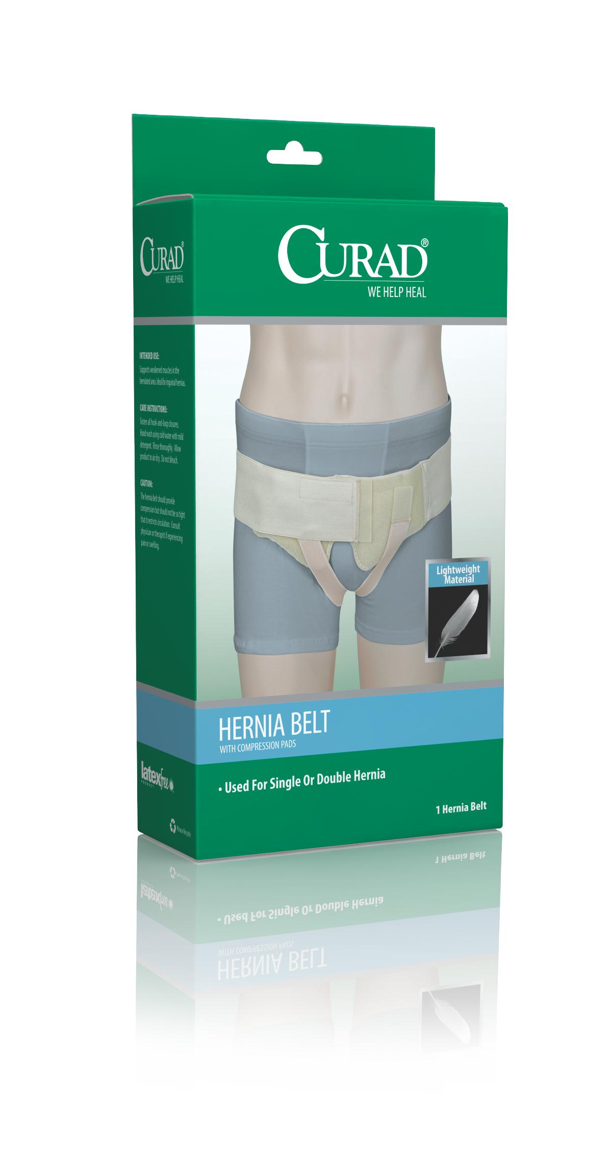 CURAD Hernia Belts,Small Case of 4