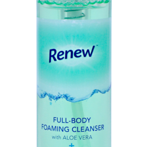 Renew Rinse-Free Foaming Body Wash, Citrus Scent, 8oz Pump Bottle, Case of 12