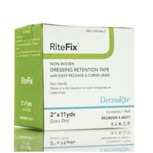 RiteFix Retention Dressing Tape, 2" x 11yds, Nonwoven Fabric