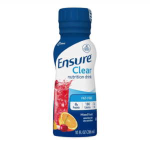 Ensure Clear Mixed Fruit Flavor Oral Protein Supplement, 10 oz. Bottle, Case of 12