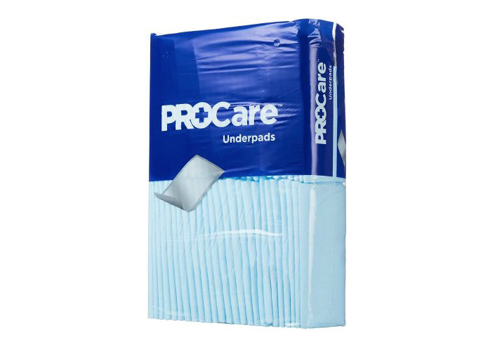 ProCare Disposable Underpad, 21 X 34 Inch, Light Absorbency, Case of 120