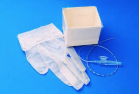 AirLife Cath-N-Glove Suction Catheter Kit, 10 Fr., Sterile, Bag of 10