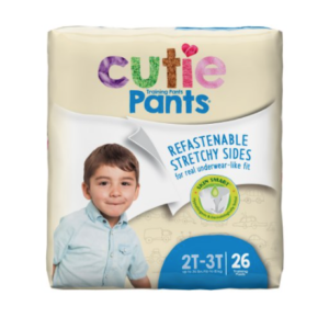 Cuties Boy Training Pants, 2T-3T, Up To 34 lbs, Case of 104
