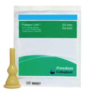 Freedom Cath Self-Adhesive Male External Catheter, 23mm (Small), Standard Length, Box of 100