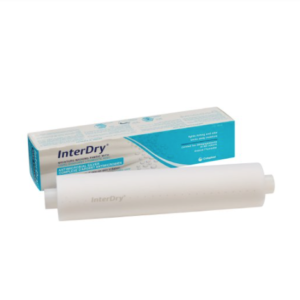 Coloplast InterDry Ag Textile Dressing With Silver Complex, 10" x 144" Roll, Box of 10