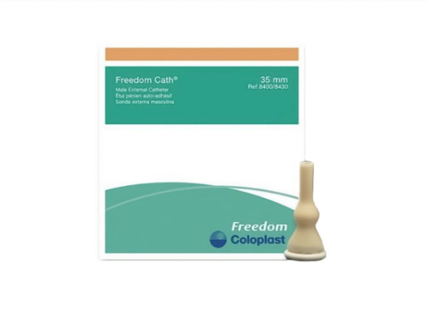 Freedom Cath Self-Adhesive Male External Catheter, 35mm (Large), Standard Length, Box of 30