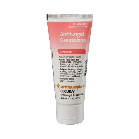 Secura Antifungal Cream, 2 oz. Tube, 2% Strength, Greaseless, Case of 12