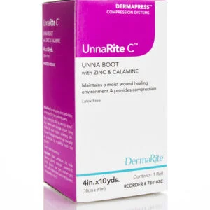 UnnaRite C Unna Boot Dressing, 4"X10yd, Calamine / Zinc Oxide
