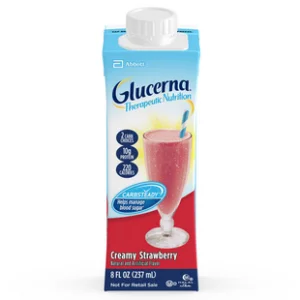 Glucerna Shake, Strawberry, 8oz Carton, 64925, Case of 24