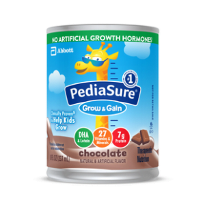 PediaSure Grow & Gain Pediatric Formula, Chocolate, 8 oz. Can, Case of 24