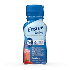 Ensure Enlive Strawberry, 8oz Bottle, 64281, Case of 24