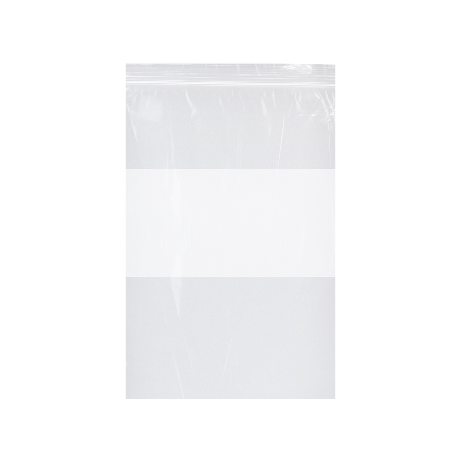 Dukal DawnMist Plastic Zip Closure Bags, 8" x 10", Clear with Write-On Block, Bag of 100