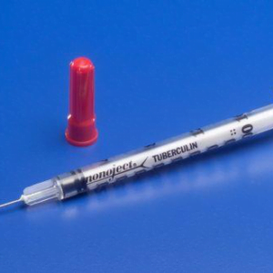 Monoject 1cc TB Tuberculin Syringe with Needle, Box of 100, Mfr# 1180127012