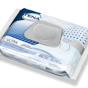TENA Ultra Washcloth, Size: 7.9" x 12.5", 65720 Pack of 48